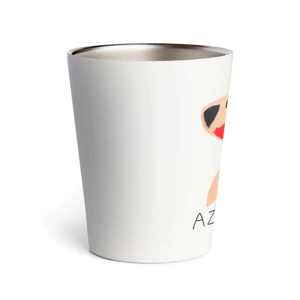 animaltennensuiの息子が描きそうなシリーズ:アザラシ Thermo Tumbler