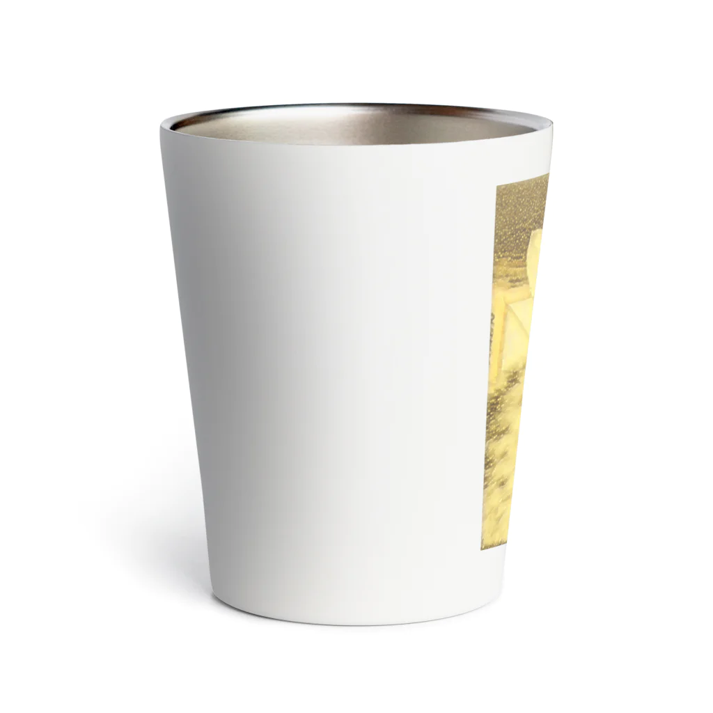 金色猫のキラキラネコ Thermo Tumbler