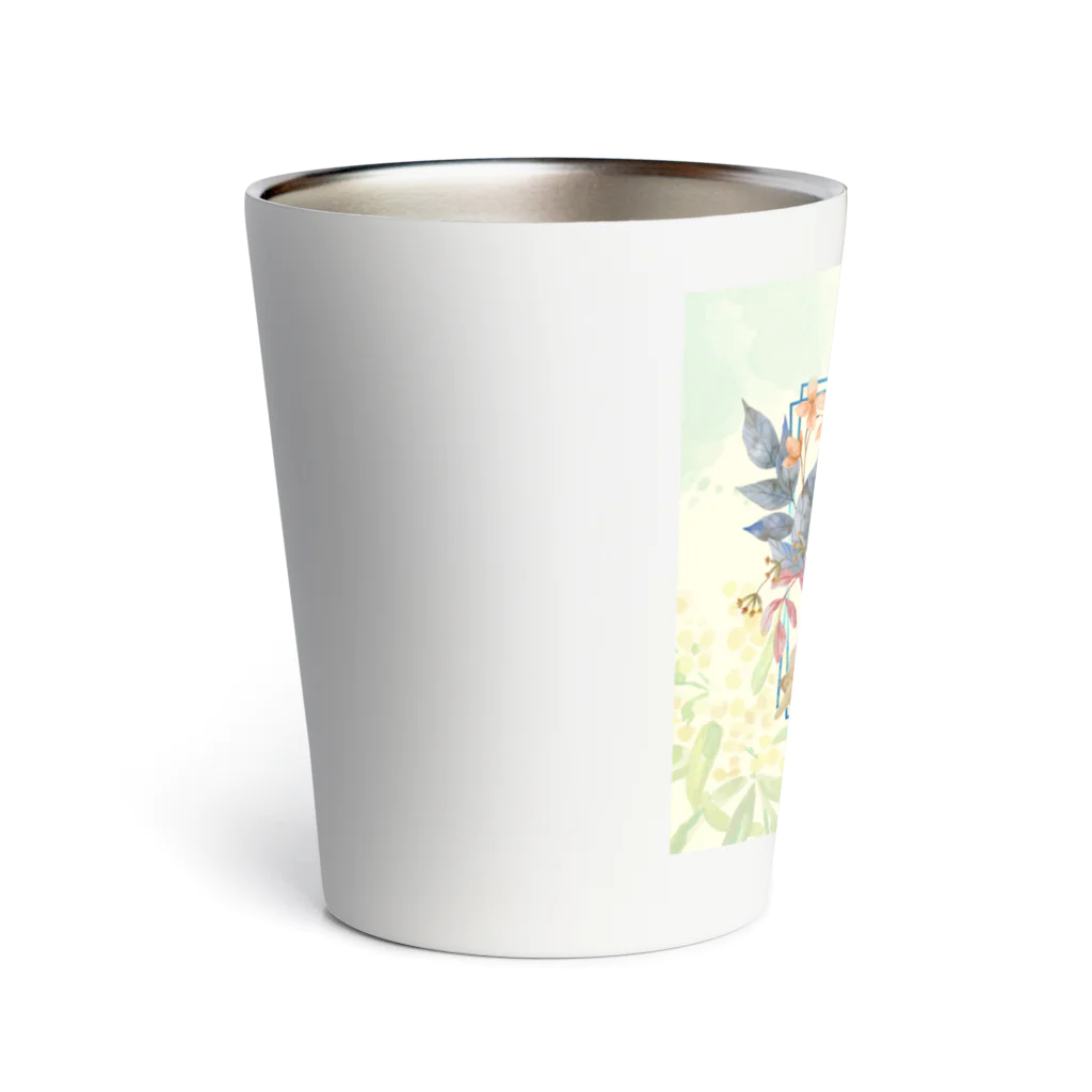 むーむー小屋のハレルヤおちび　グリーン Thermo Tumbler