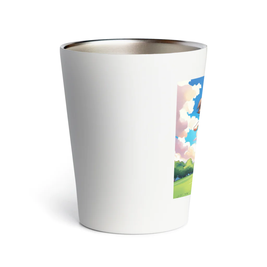 八雲のサッカーガール Thermo Tumbler