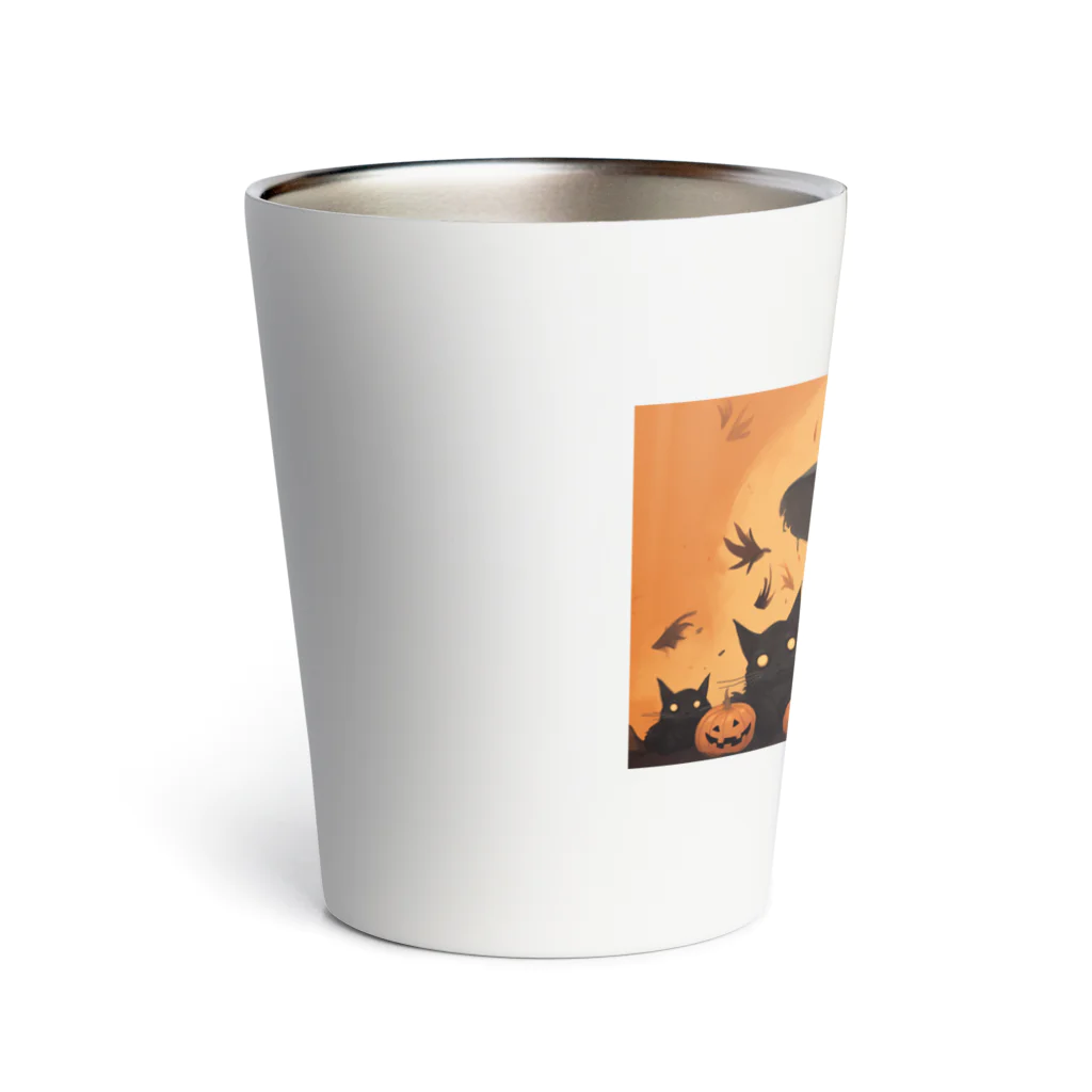 ほのぼのの魔女っ子MEGU ハロウイン風 Thermo Tumbler