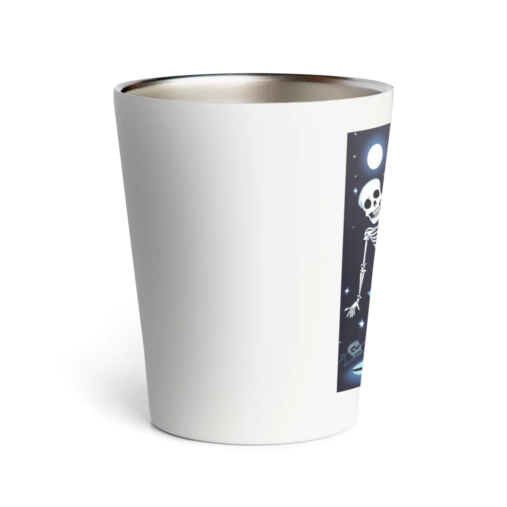 seasun011のハロウィンスケルトンダンス03 Thermo Tumbler