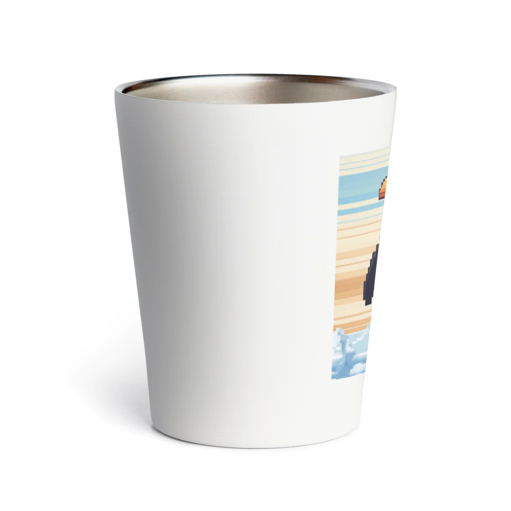 和み庵のドット絵ペンギン Thermo Tumbler