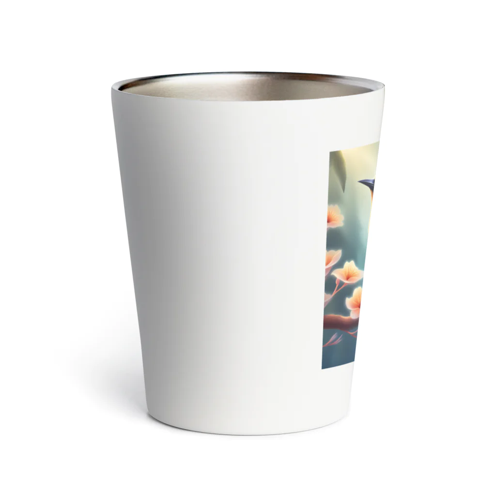 Tiny Cute Crittersのメジロ Thermo Tumbler