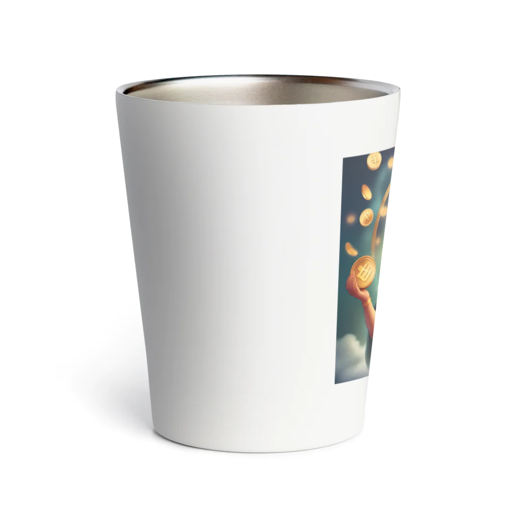 Luck with moneyの金運の女神 Thermo Tumbler