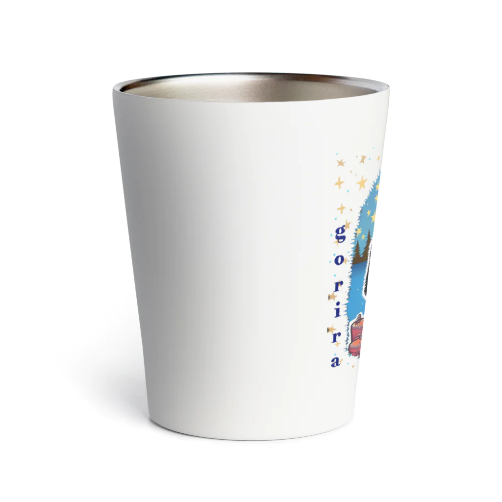 Curiosity＋のI❤️Camp ごりら Thermo Tumbler