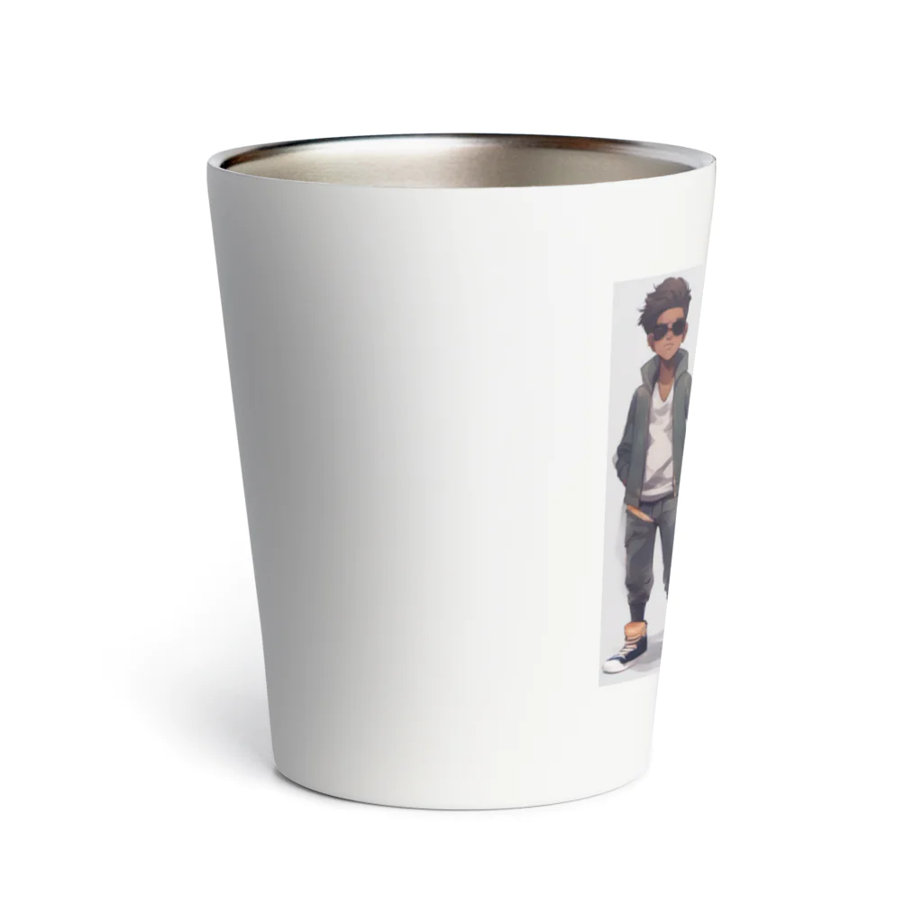 samefudeのAI少年コレクション Thermo Tumbler