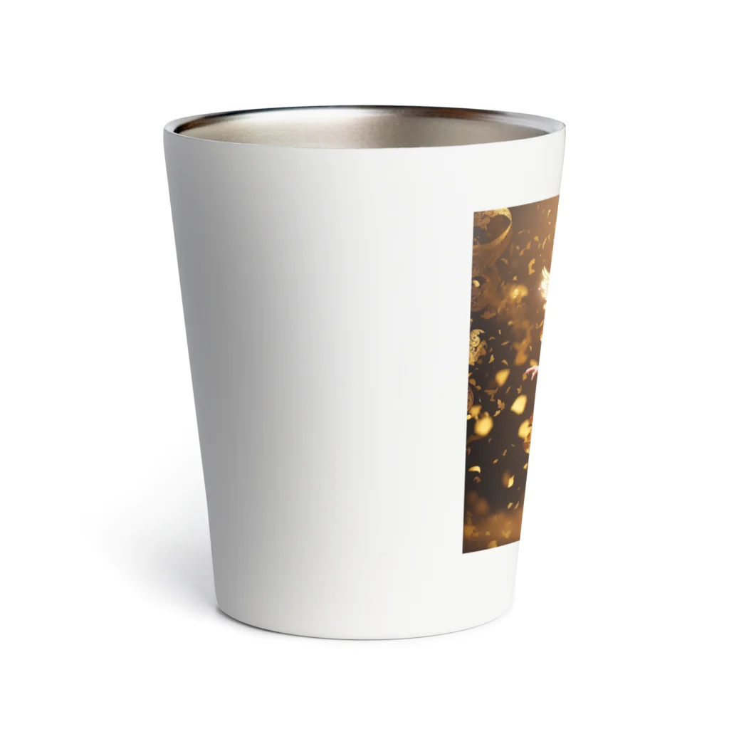 Luck with moneyの金運の女神 Thermo Tumbler