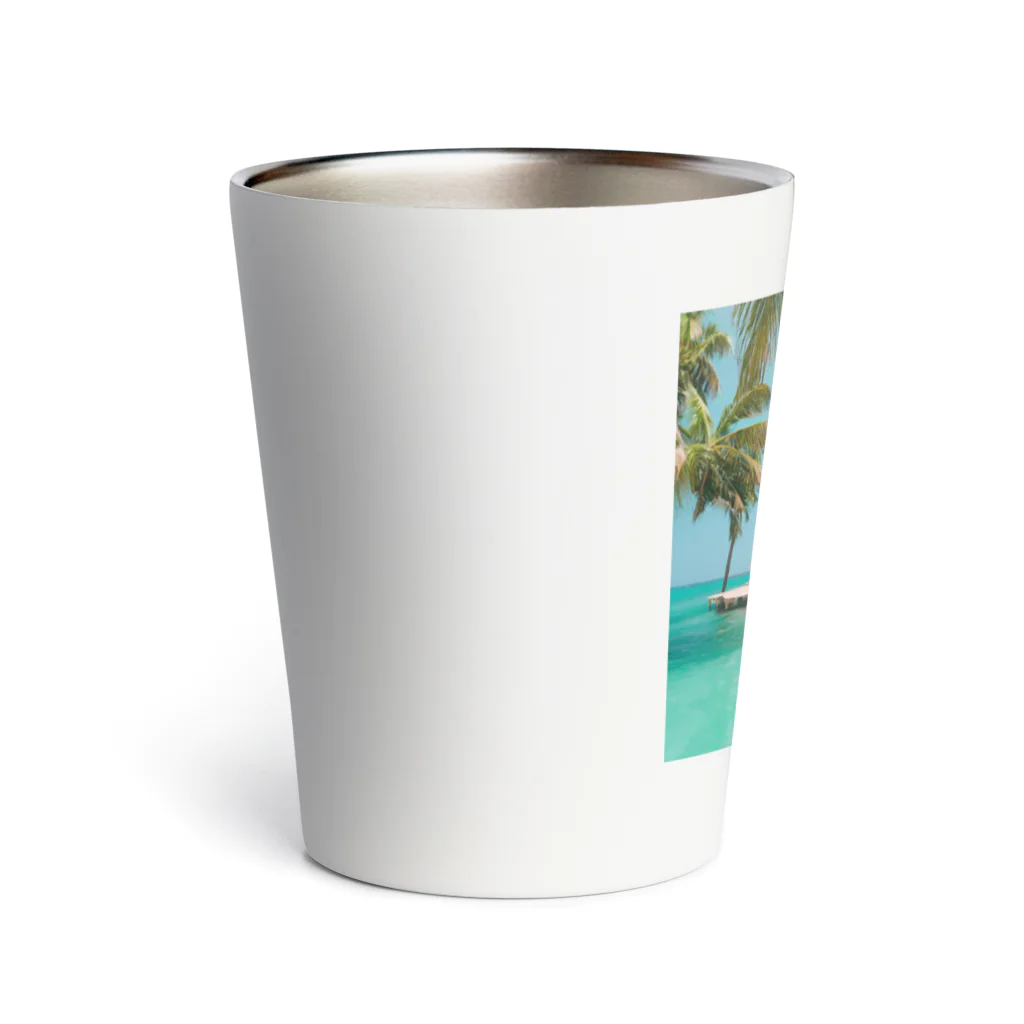 Totally-Fascinatingのモルディブビーチバンガロー Thermo Tumbler