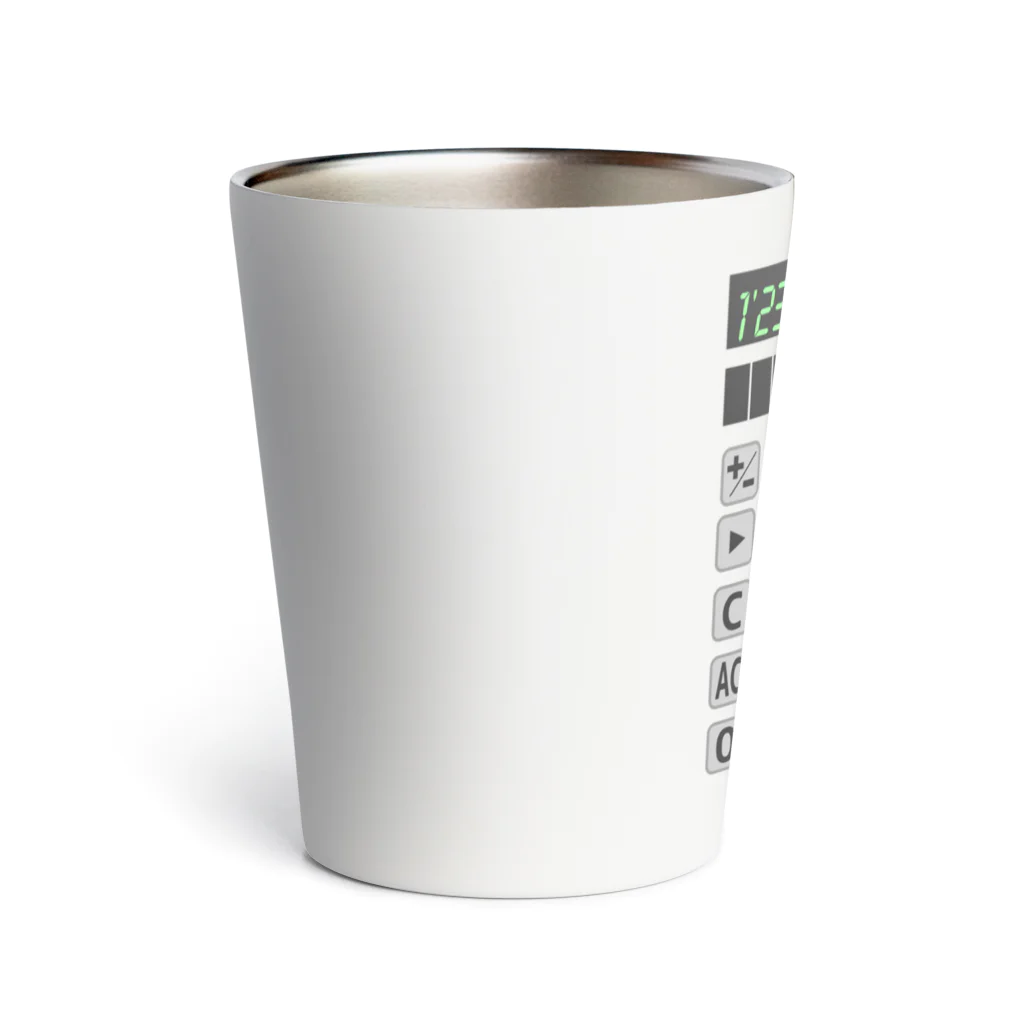 Achiとハトとみんなの店の電卓 Calculator Thermo Tumbler