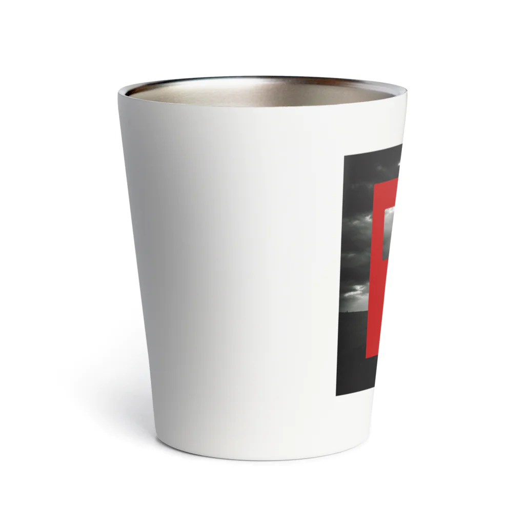 NOTCH.の『NOTCH.』ロゴ RED Thermo Tumbler