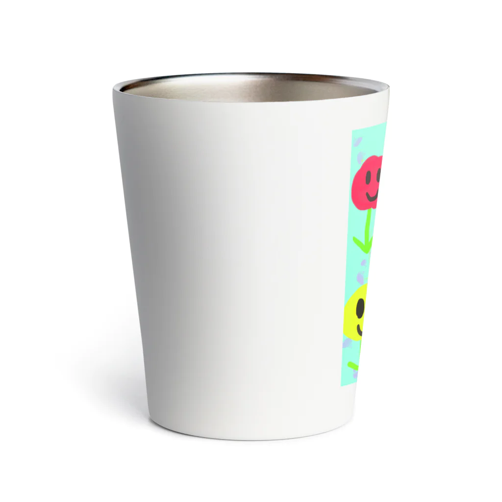 pasonkoのニコニコ花 Thermo Tumbler