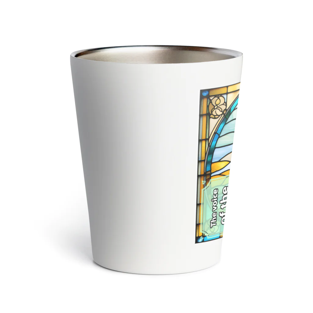 月夜のタツノオトシゴのcross the sea Thermo Tumbler