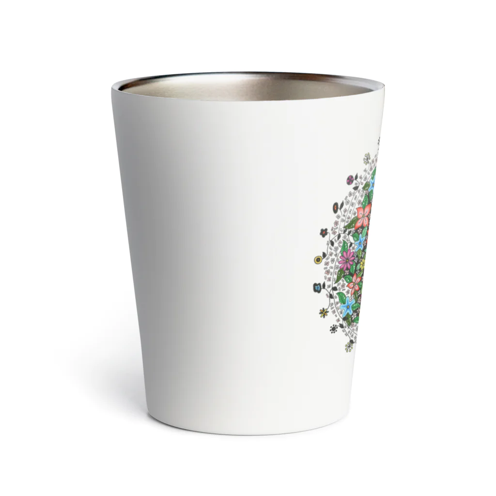 GOMAMSAYAKANの黄金比flowerガーデン Thermo Tumbler