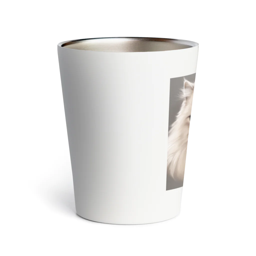 千裕アトリエ（いつもありがとう）のペルシャキャット（Persian Cat） Thermo Tumbler