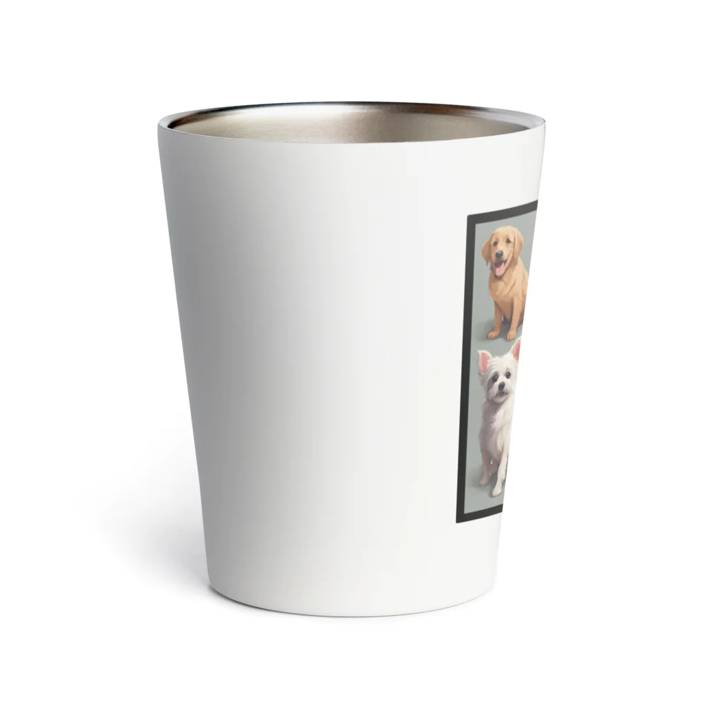 チャチャの可愛いわんこの集まり！ Thermo Tumbler