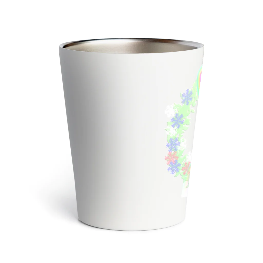 月夜のタツノオトシゴのsky wreath Thermo Tumbler