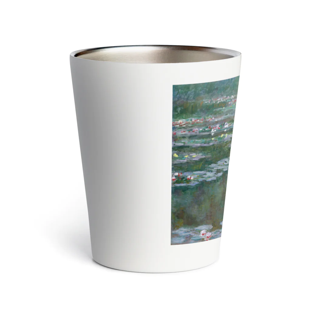 名画館のモネ「睡蓮②」　クロード・モネの絵画【名画】睡蓮シリーズ Thermo Tumbler