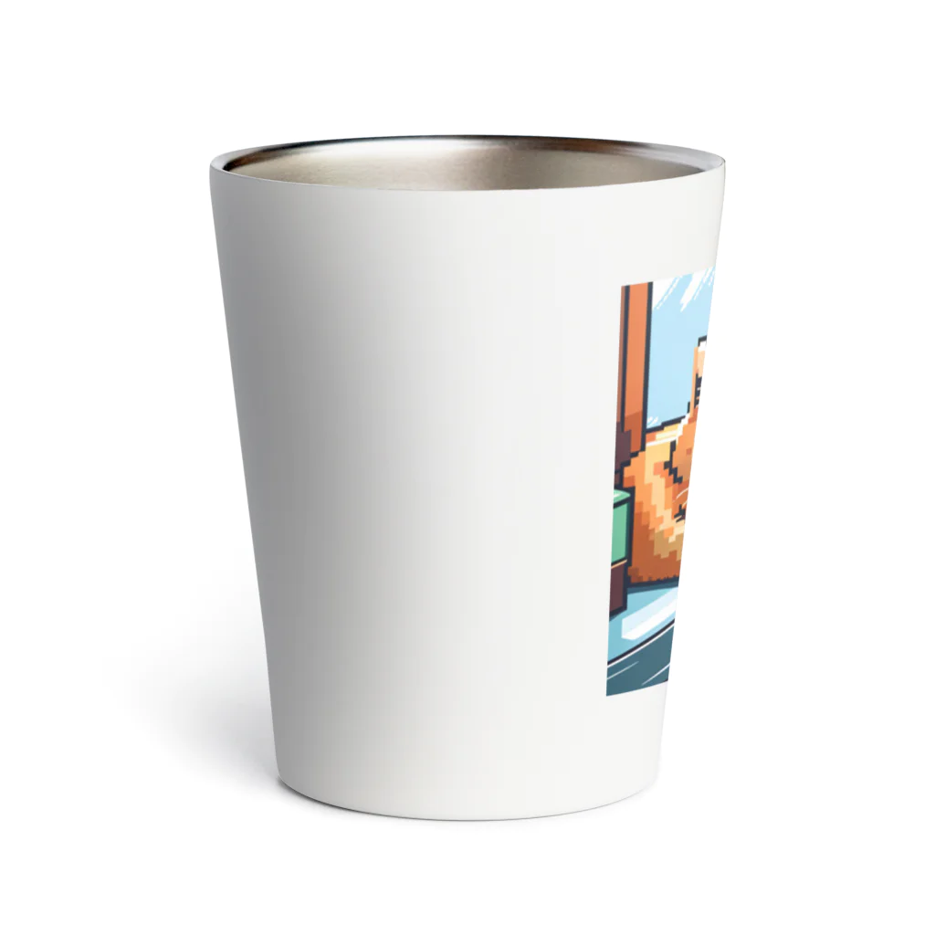 koba777のドット絵スナドリネコ Thermo Tumbler