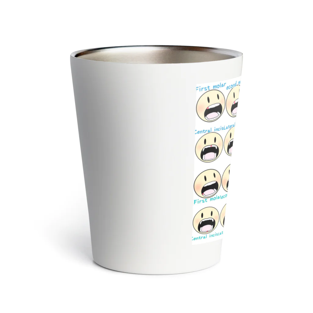 Osoro DesignのCherish family memories（Baby teeth） Thermo Tumbler