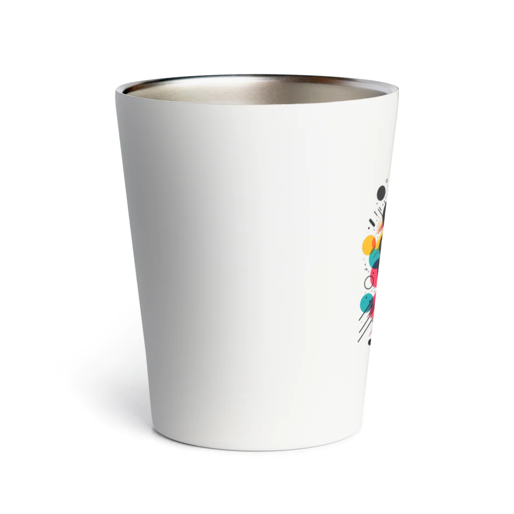 リトルスター・クローゼットの#laughing animal art Thermo Tumbler