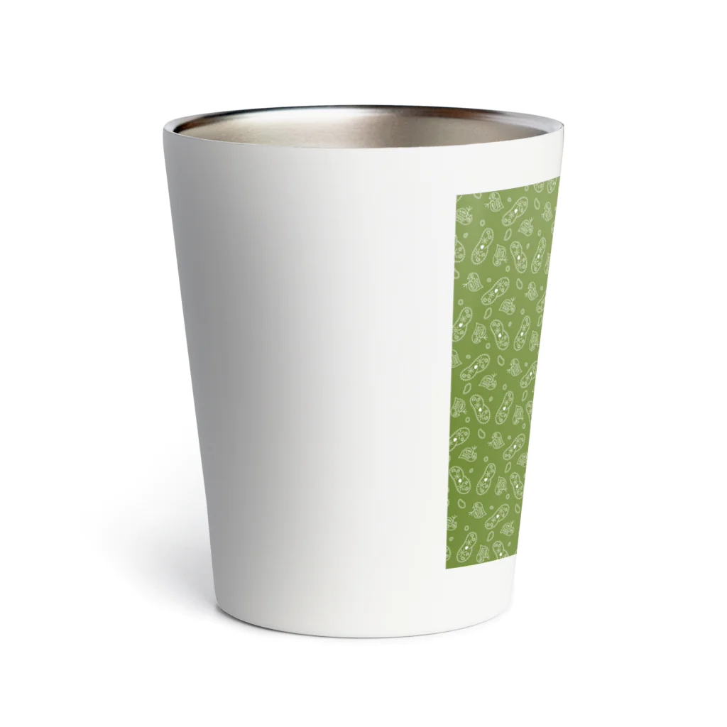 B-catの微生物パターン緑_アイテムいろいろ Thermo Tumbler