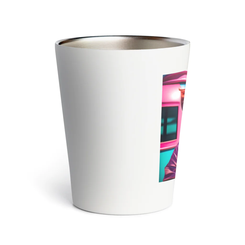 mimimiminononoの陽気なKOBUTAちゃん Thermo Tumbler