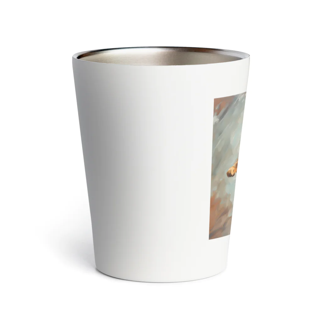 kimagireの跳ねネコ Thermo Tumbler