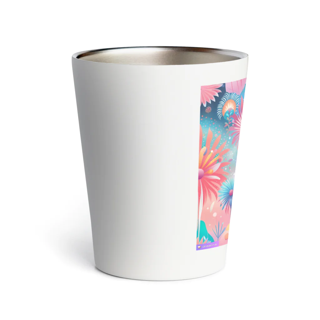 千裕アトリエ（いつもありがとう）の花火のアート Thermo Tumbler