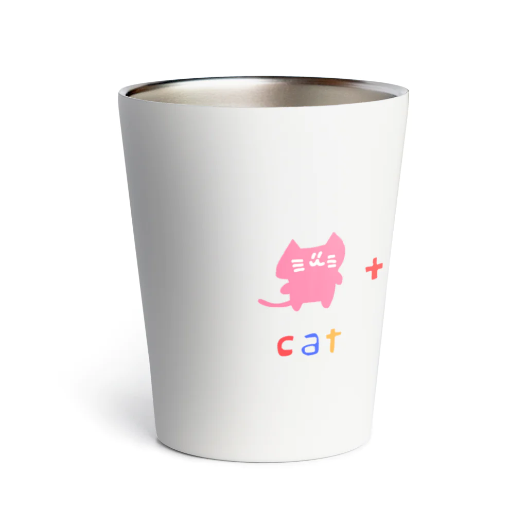 247_Zsのcute cat カラフル Thermo Tumbler