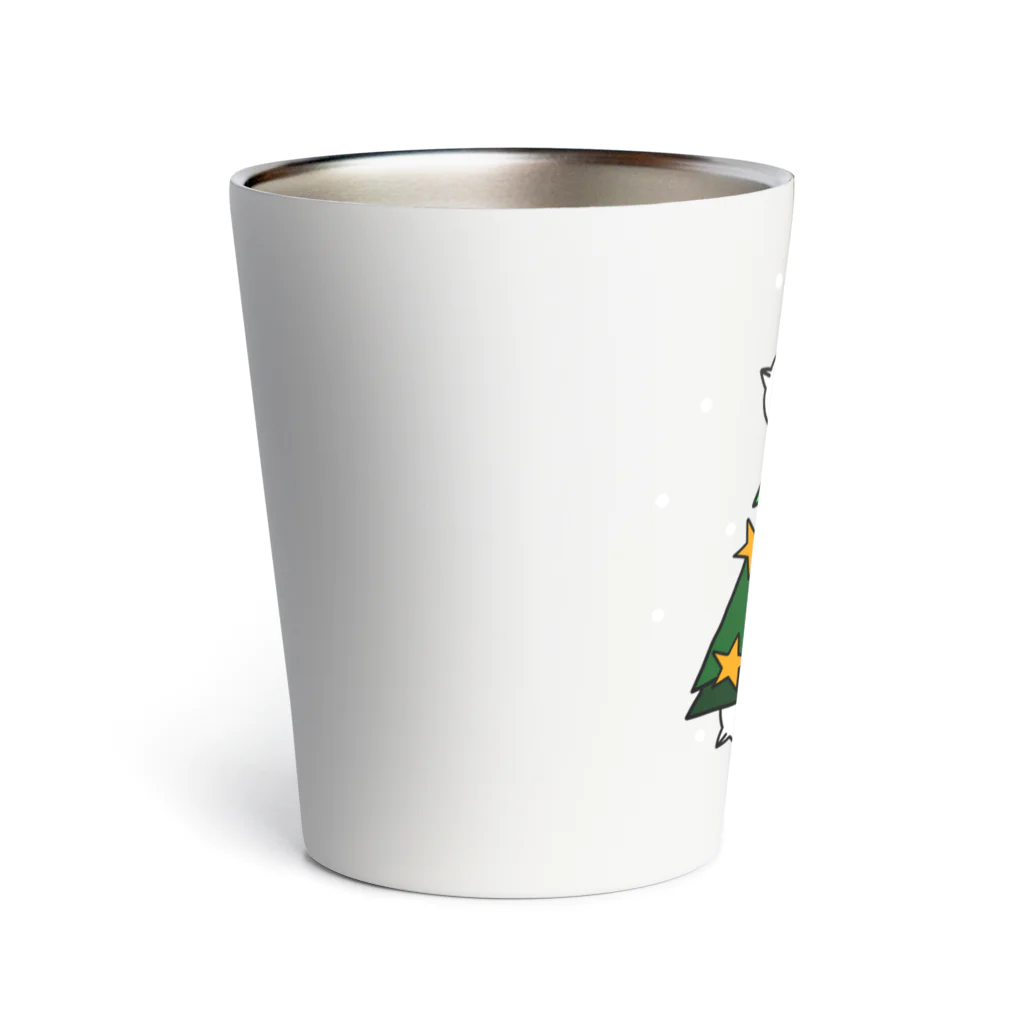 mkumakumaのニャンコの楽しいクリスマス Thermo Tumbler