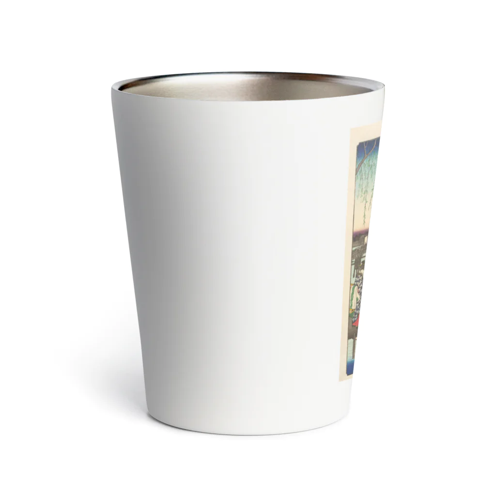 浮世絵屋の広重「冨二三十六景⑥　東都両ごく」歌川広重の浮世絵 Thermo Tumbler