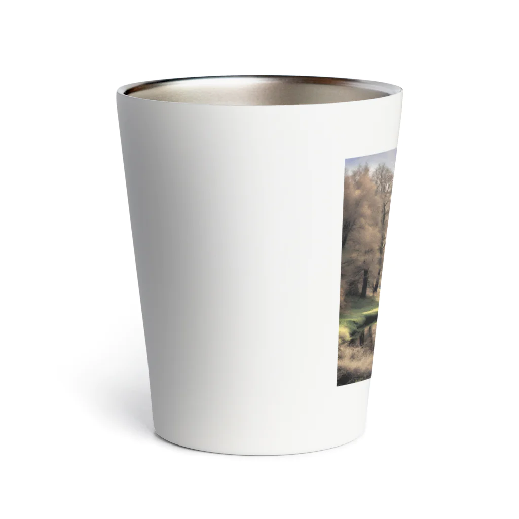 maikoのショップの静かな川辺の風景 Thermo Tumbler