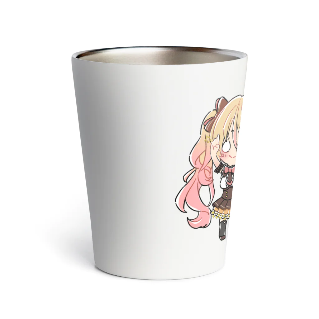 usabit.のぐっず屋さんのななゆ+うさぎガンマン Thermo Tumbler