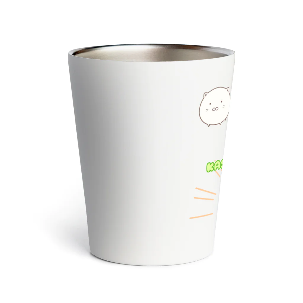 ねこふく茶屋のかしわねこ Thermo Tumbler