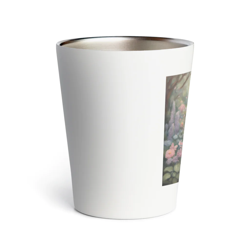 夜のねこの猫の楽園 Thermo Tumbler