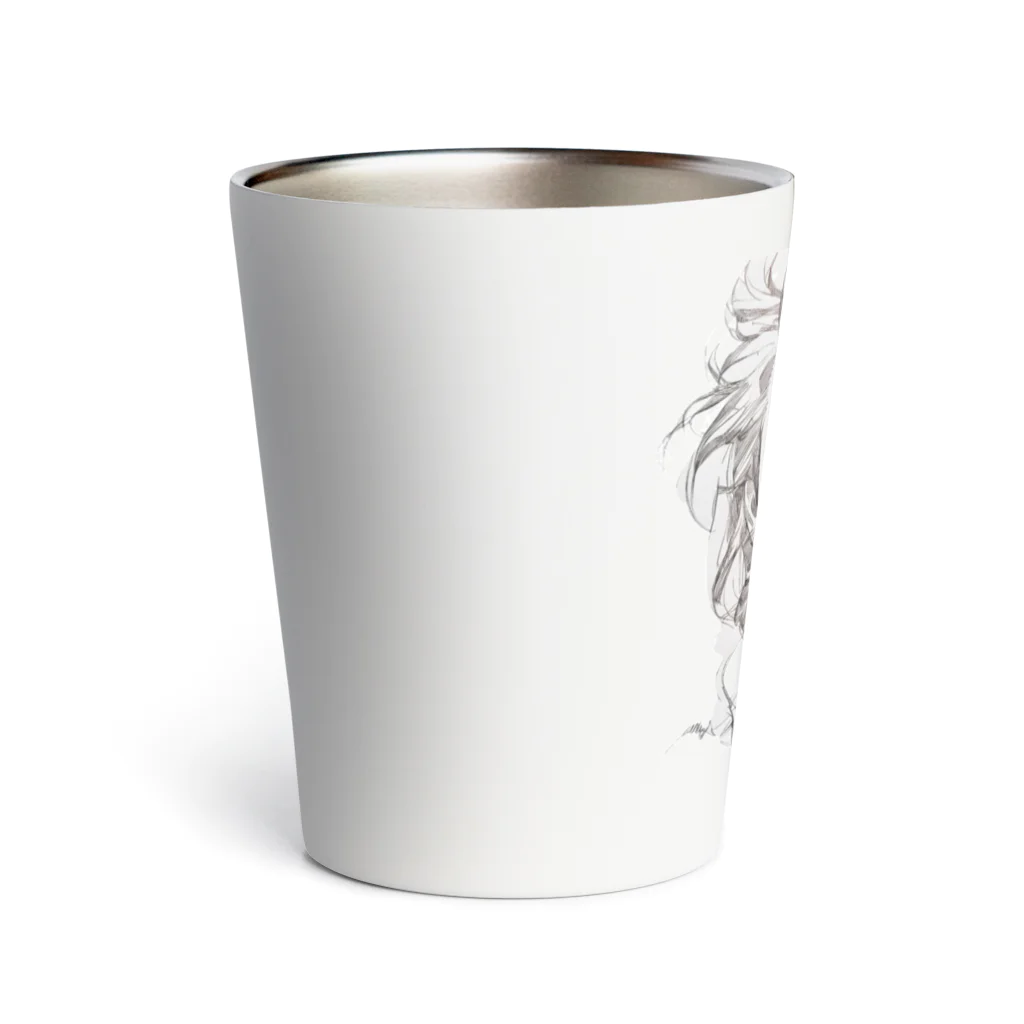 fashion-forwardのエロカッコイイ女性 Thermo Tumbler