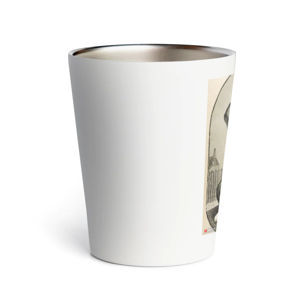 Paonのズーの犬の絵シリーズ６ Thermo Tumbler