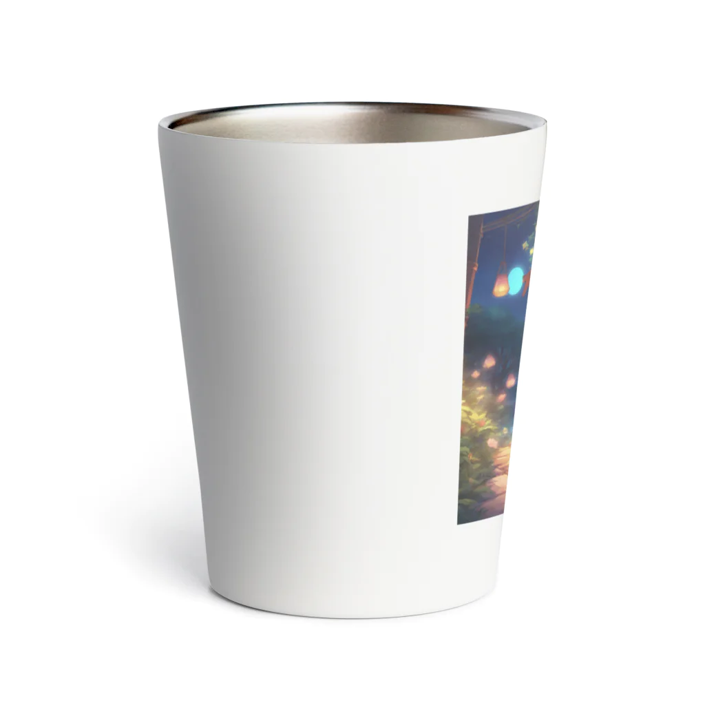 星パンダショップのほこほこアライグマ Thermo Tumbler