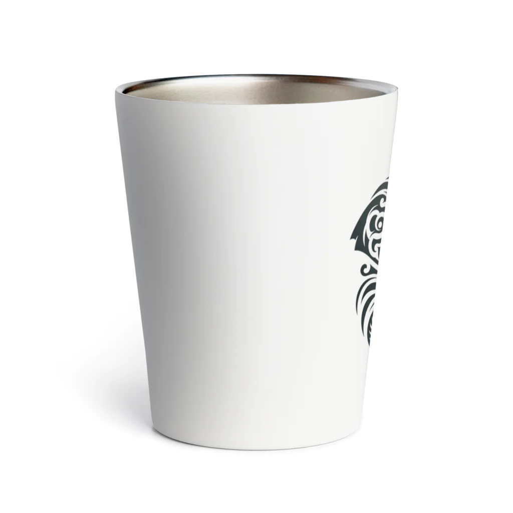 Nk-shopのElephant Tribal king Thermo Tumbler