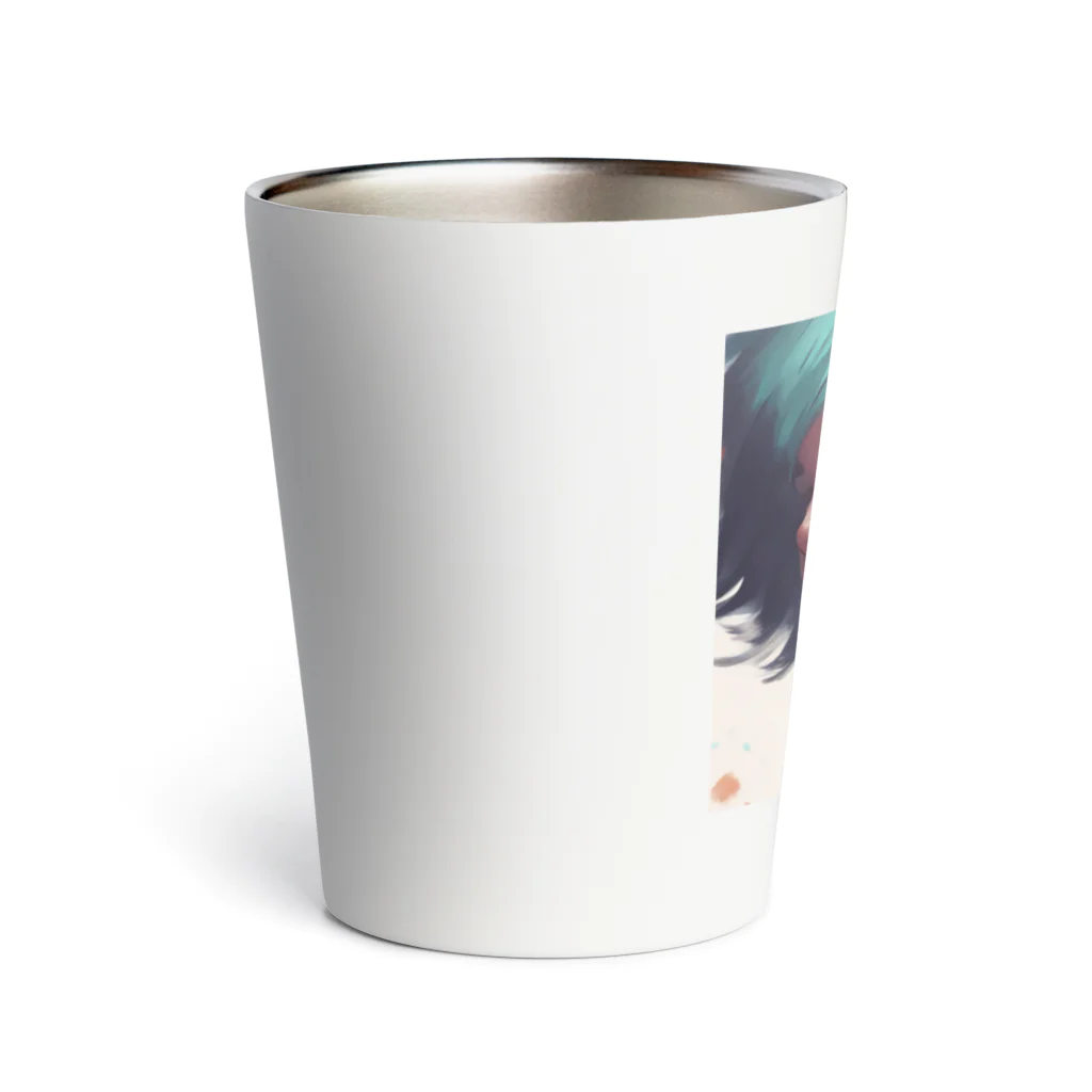 たてっぴのショップのボブカットのアイドル Thermo Tumbler