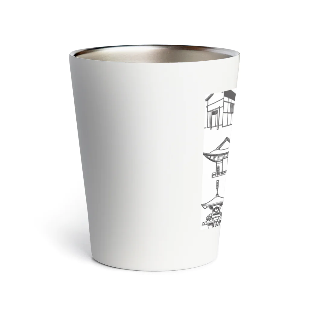 yason1031の和の建築 Thermo Tumbler