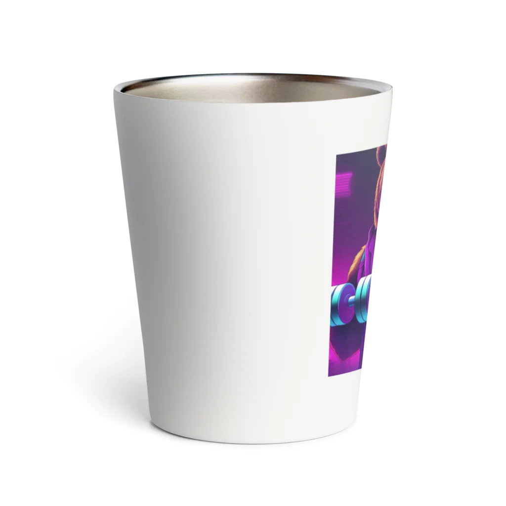 white-Stoneのフィットネスベア Thermo Tumbler