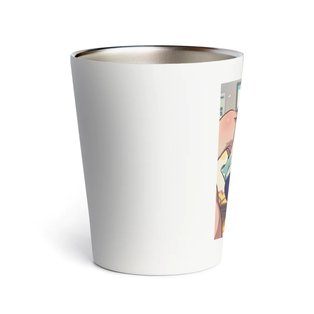 shiba9のビキニガール白 Thermo Tumbler