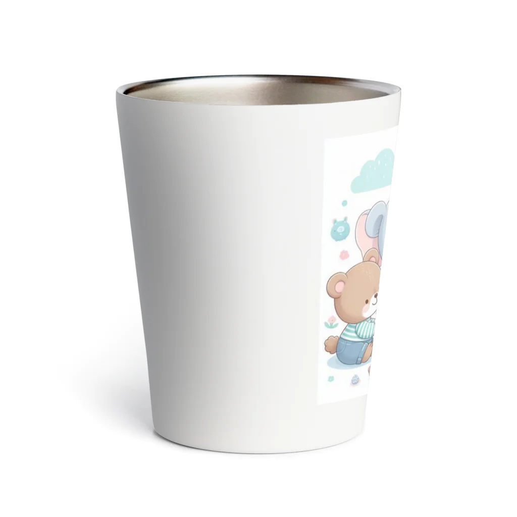 Cute! Salesの森の動物たち Thermo Tumbler