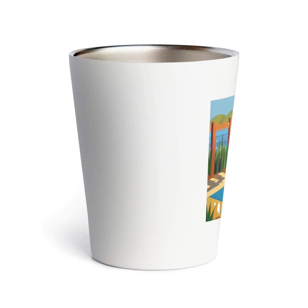 小物屋の夏色シーズー Thermo Tumbler