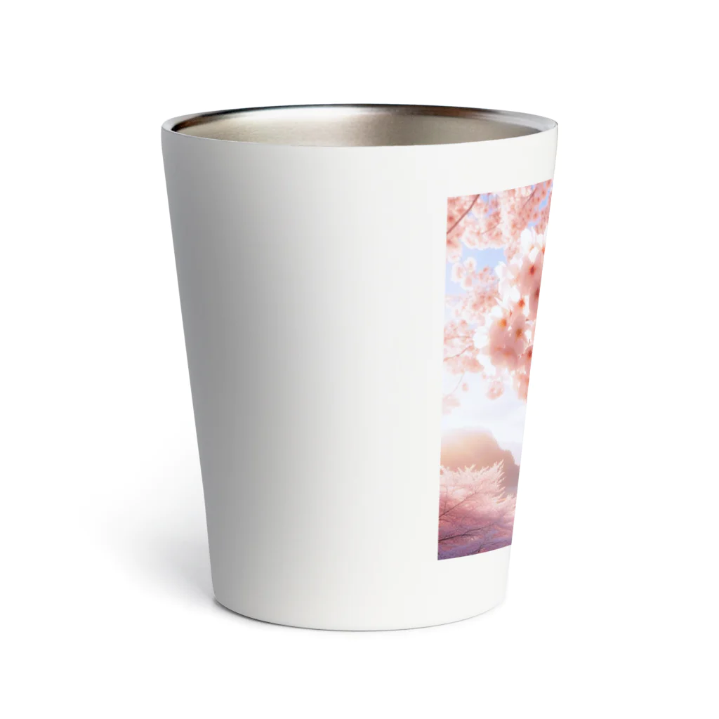 終わらない夢🌈の美しい桜🌸 Thermo Tumbler