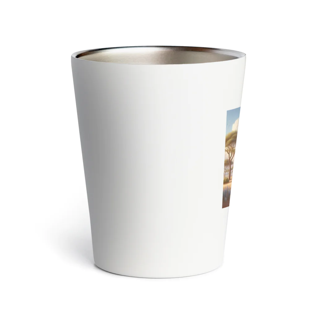 アルのSWEET DREAMSの奇跡の白いキリン Thermo Tumbler