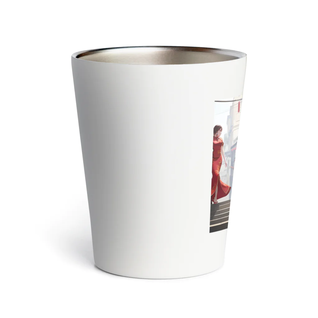 STILEAMICOの美しい街並み Thermo Tumbler