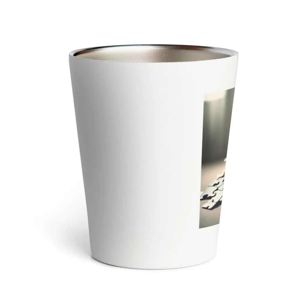 hinn-ketuの６、パズル大好きカメさん Thermo Tumbler